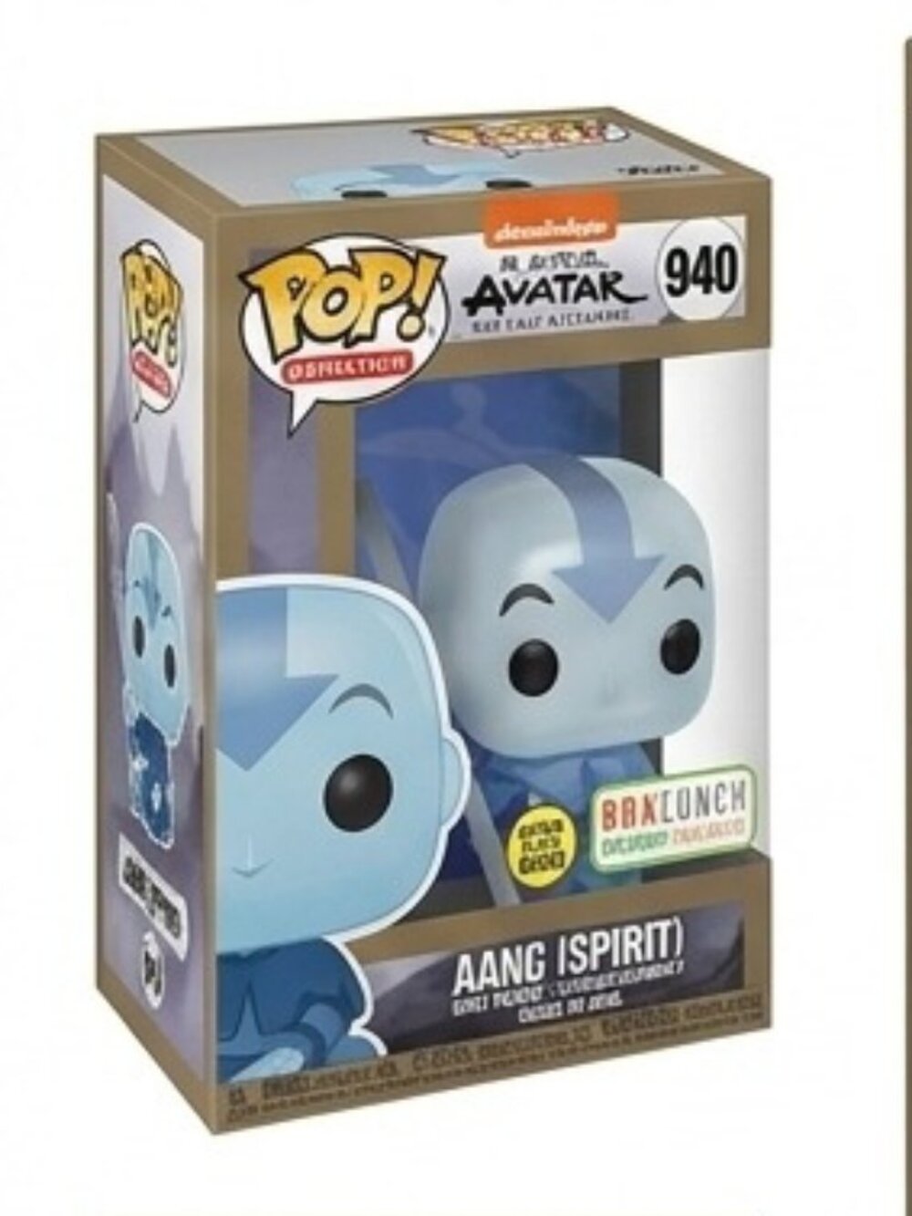 Funko Pop Avatar The Last Airbender Aang Spirit Glow #940 Exclusive - Picture 2 of 7